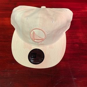 New era hat pink white tie dye snap back